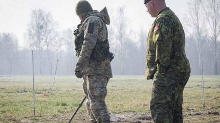 Канадские военные инструкторы прибыли в Польшу для подготовки украинских сапёров