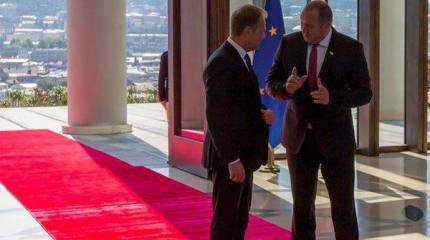 Президент Грузии заявил, что страна "не будет мириться с оккупацией части своей территории"