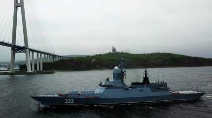 Новый корвет "Громкий" проекта 20380 прибыл на главную базу ТОФ