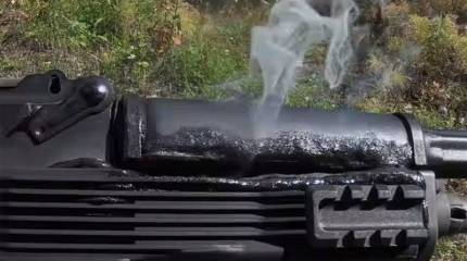 Тест на то, как вывести из строя автомат Калашникова