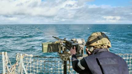 Британская АУГ усилила противолодочную активность в Восточном Средиземноморье из-за опасений овладения Россией фрагментами упавшего F-35B