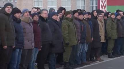 Минобороны Белоруссии: В Минске стартовал призыв военнообязанных на плановые военные сборы