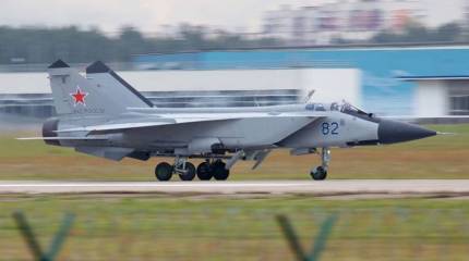 В сети появилось фото второго МиГ-31Д под "противоспутниковую ракету"