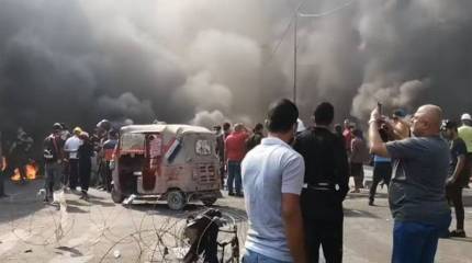 Серьёзные последствия: протестующими в Ираке атаковано иранское консульство