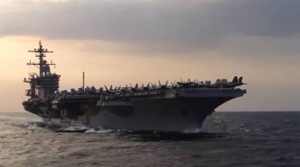Представитель ВМС США: Во время падения в море истребителя F-35C в воздухе находились ещё несколько самолётов с авианосца USS Carl Vinson