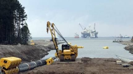 Старт дан. Газпром начал укладку "Северного потока-2" в Финском заливе