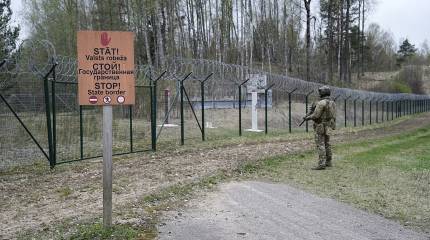 В Латвии уничтожена система наблюдения на границе с Россией и Белоруссией