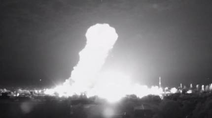 Нанесение ударов по объектам в Индустриальном районе Харькова вызвало длительную детонацию