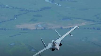 Истребители Су-35 ВКС РФ были задействованы для нанесения очередных ударов планирующими бомбами по объектам ВСУ в районе Орехова и Гуляйполя