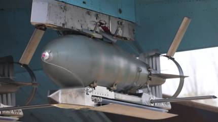 Показано уничтожение тремя ФАБ-500 ПВД противника в Запорожской области