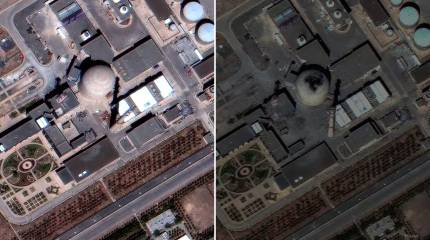 Satellite images showing the results of the Israeli strike on the nuclear reactor in Iran's Arak (Arak) have been published