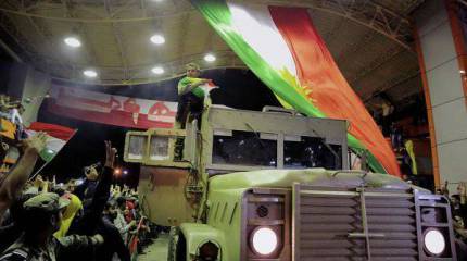 Курдские ополченцы пошли в наступление на позиции боевиков «Исламского государства» в Сирии