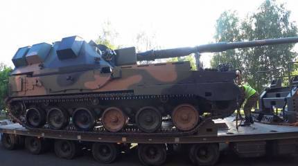 Украинская армия пополнилась польскими 155-мм самоходными гаубицами Krab