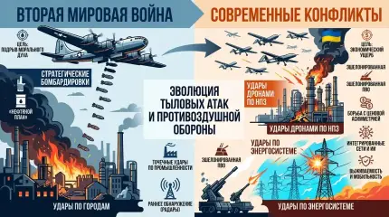 Удары по тыловым городам в истории войн: уроки для современных систем ПВО