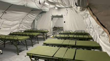 Эстония от имени Германии передала Украине немецкий мобильный полевой госпиталь