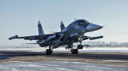 Бомбардировщики Су-34 в Хабаровском крае уничтожили подземные бункеры «противника»