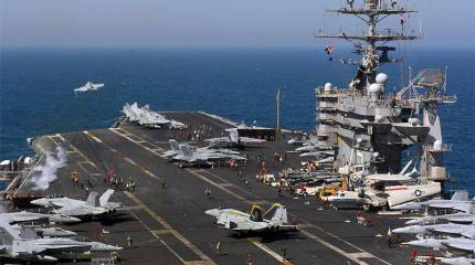 Натовские корабли проходили Ормузский пролив в момент проведения ракетных стрельб ВМС Ирана