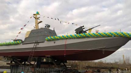 На Украине спустили на воду МБАК «Гюрза-М» для ВМСУ