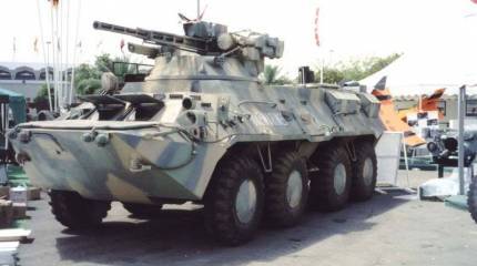 БТР -3У - бронированный транспортер с БМ «Шквал»