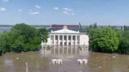 Американская пресса утверждает, что спутники США якобы обнаружили признаки взрыва на Каховской ГЭС перед ее разрушением