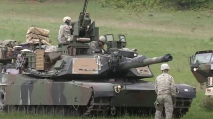 В прессе Германии рассказали, что на тренировках по переброске войск НАТО в Прибалтику несколько танков «застряли в туннеле»