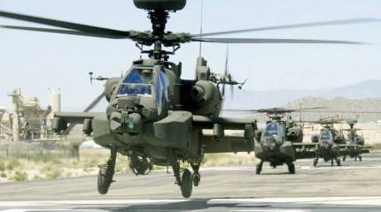 В США начато серийное производство ударных вертолетов AH-64E "Апач"