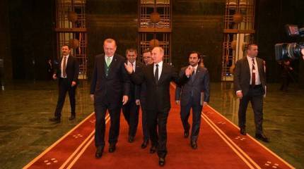 Эрдоган - Путину: У нас сложилась гармоничная рабочая среда