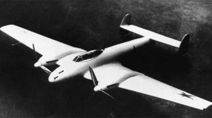 Истребитель ОКБ ХАЗ - Грушин Гр-1 (ИДС). СССР. 1940 год