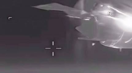 ВМС США показали кадры перехвата своего EP-3 российским Су-27