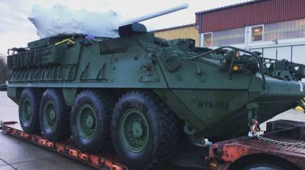 Американский полк, дислоцированный в Европе, получил первый Stryker с 30-мм пушкой