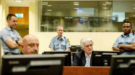 Приговор Радовану Караджичу. Был бы серб, а статья в Гааге найдётся