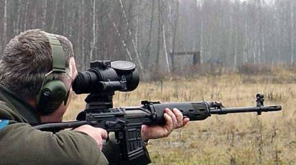 ВДВ проводят испытания тепловизионного прицела «Шахин»