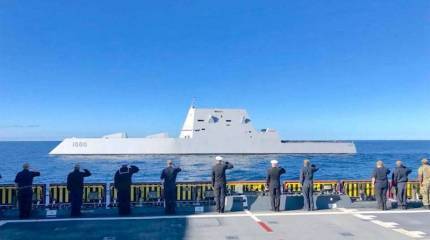 Zumwalt отправили в море для выполнения "первых миссий"