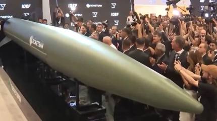 На оборонной выставке в Стамбуле представили первую турецкую гиперзвуковую ракету Tayfun Block-4