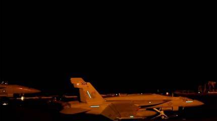 Авиация была поднята в воздух с борта авианосца USS Carl Vinson в зоне ответственности ПВО Китая