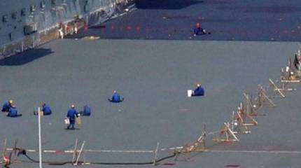 Заявлено о свойствах и составе покрытия палубы китайского авианосца