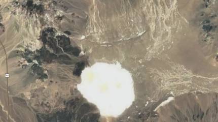 В Британии пишут о загадочных подземных толчках в районе ядерного полигона США