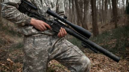 Лёгкая тактическая снайперская винтовка для бесшумной стрельбы ДВЛ-10 М1 «Диверсант»