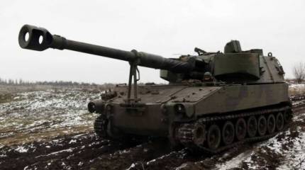 Последствия поражения российским «Ланцетом» американской САУ М109 ВСУ попали в кадр