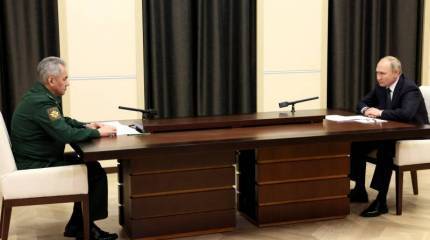 Министр обороны Сергей Шойгу доложил Владимиру Путину о завершении частичной мобилизации