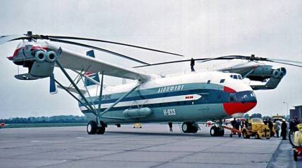 Самый тяжёлый и грузоподъёмный вертолёт в мире Ми-12. Инфографика