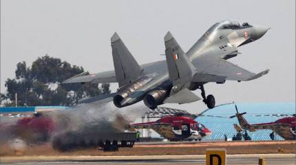 Су-30МКИ на Аэро Индия-2013