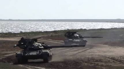 Модернизированные танки Т-64БМ «Булат» появились «во время учений» на Донбассе