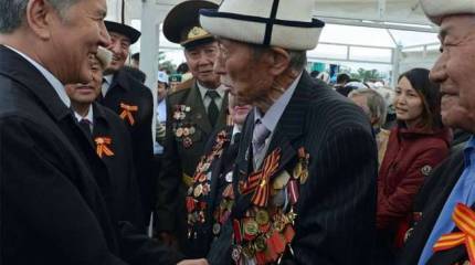 Мероприятия в честь 71-й годовщины Победы, прошедшие в республиках Средней Азии (фотоподборка)