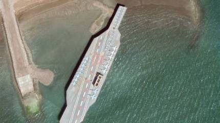 В США отреагировали на создание Ираном макета американского авианосца типа «Нимиц»