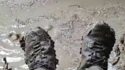 Появились кадры из затопленных водой окопов ВСУ на Запорожском направлении