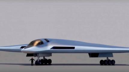 Бомбардировщик ПАК ДА в процессе строительства