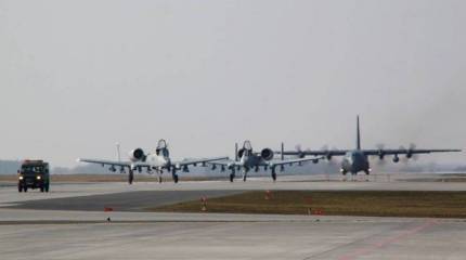 В Польшу прибыло звено американских штурмовиков A-10С