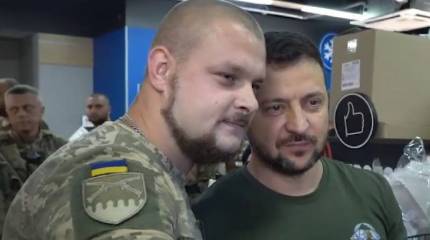 Президент Украины опубликовал кадры якобы состоявшегося посещения позиций ВСУ на Артемовском направлении