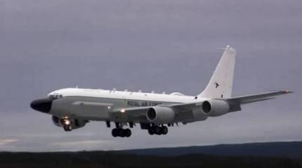 Британия нарастила количество вылетов самолётов разведки RC-135W Rivet Joint в районе Чёрного морям